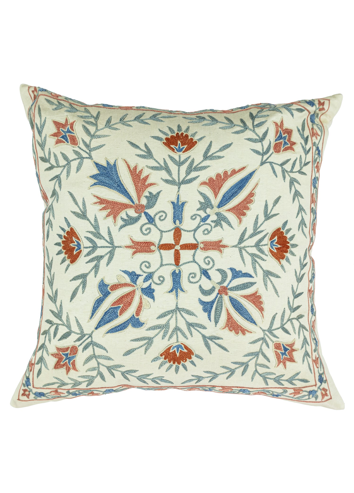 Mariva Çiçekli El Yapımı Kırlent 50x50 cm