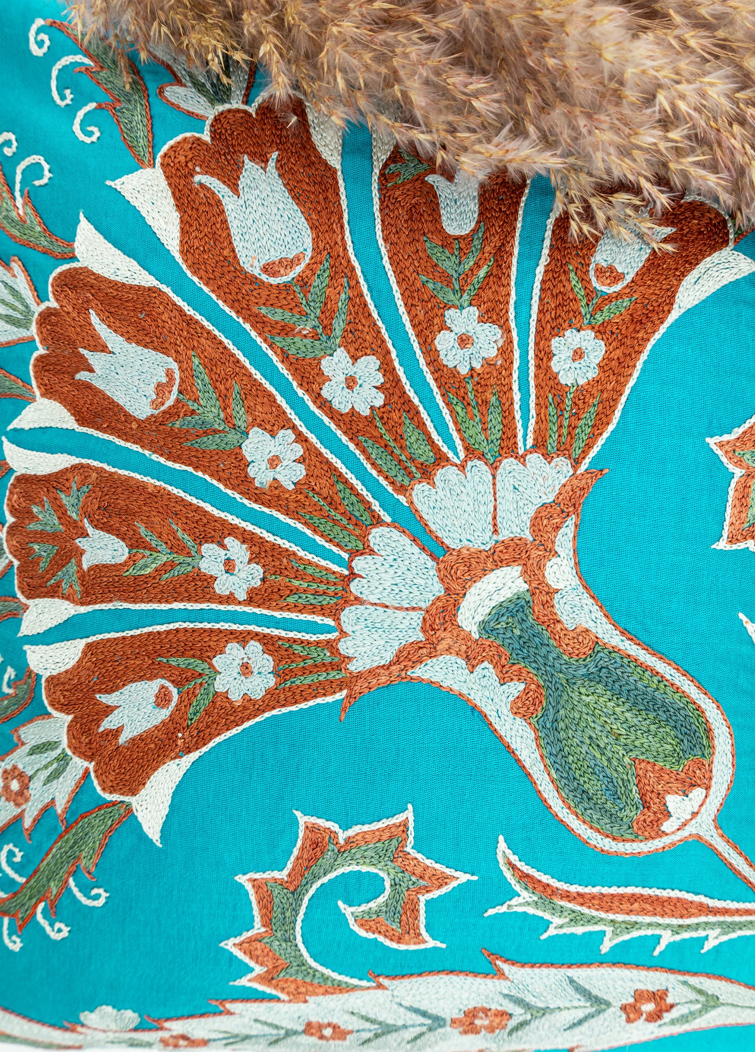 Mirela Bohem İpek Suzani Kırlent 50x50 cm