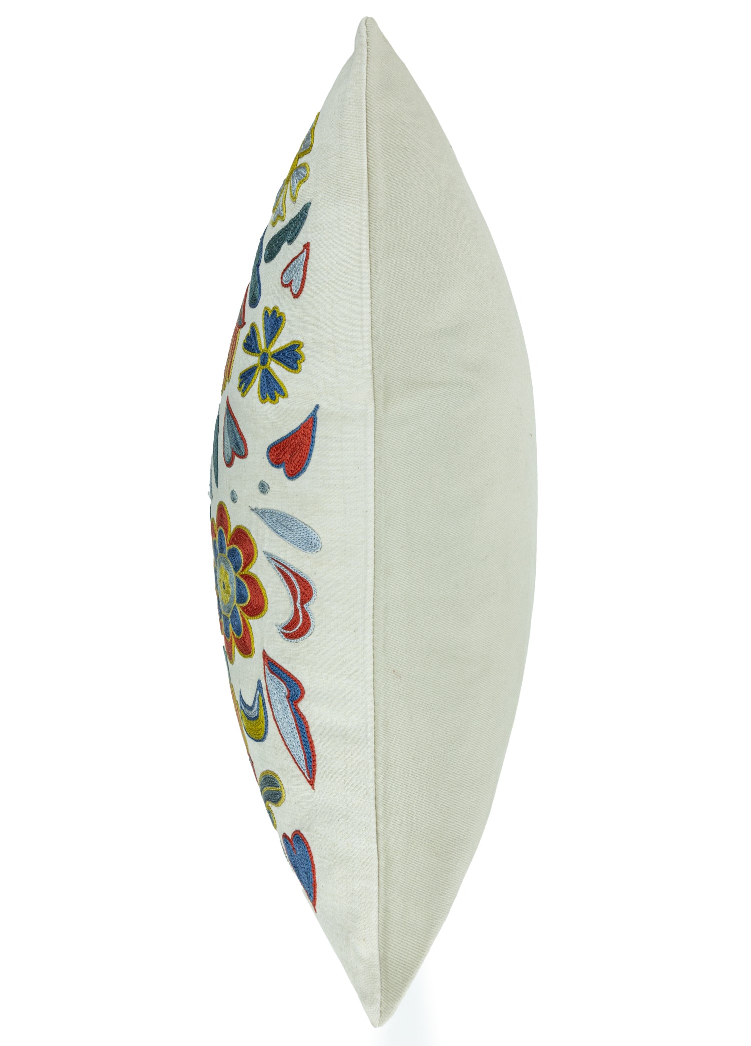 Takoran Çiçekli Suzani Kırlent 50x50 cm