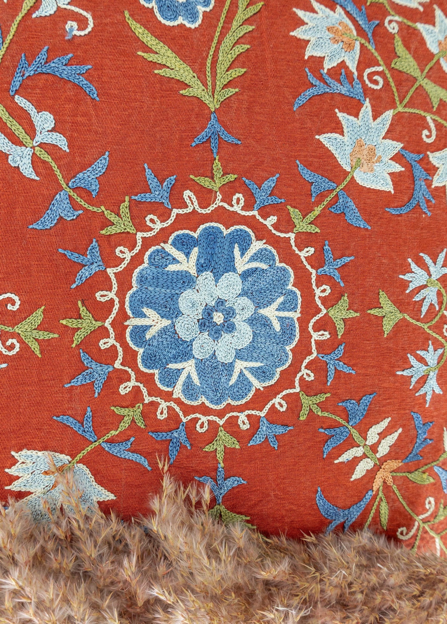 Alvin El Yapımı Suzani Kırlent 50x50 cm