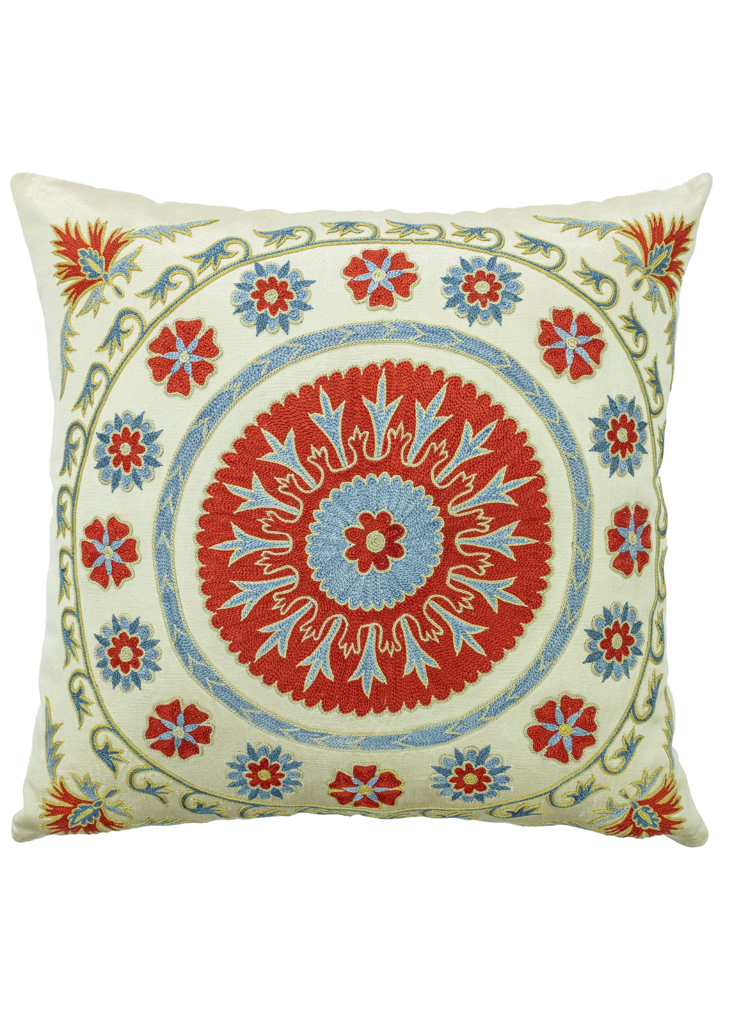 Asem El Yapımı Suzani Kırlent 50x50 cm