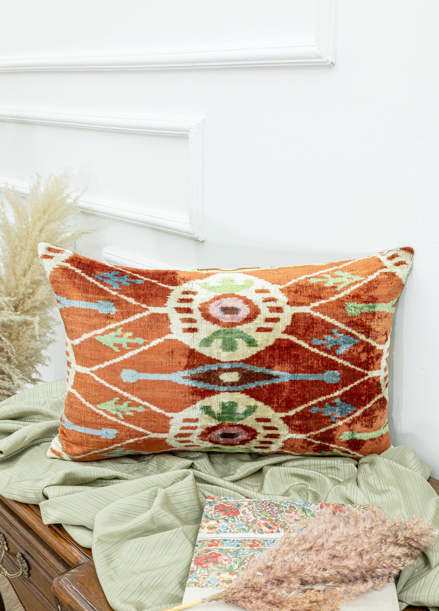 Tayeçe Bohem İkat Kırlent 60x40 cm