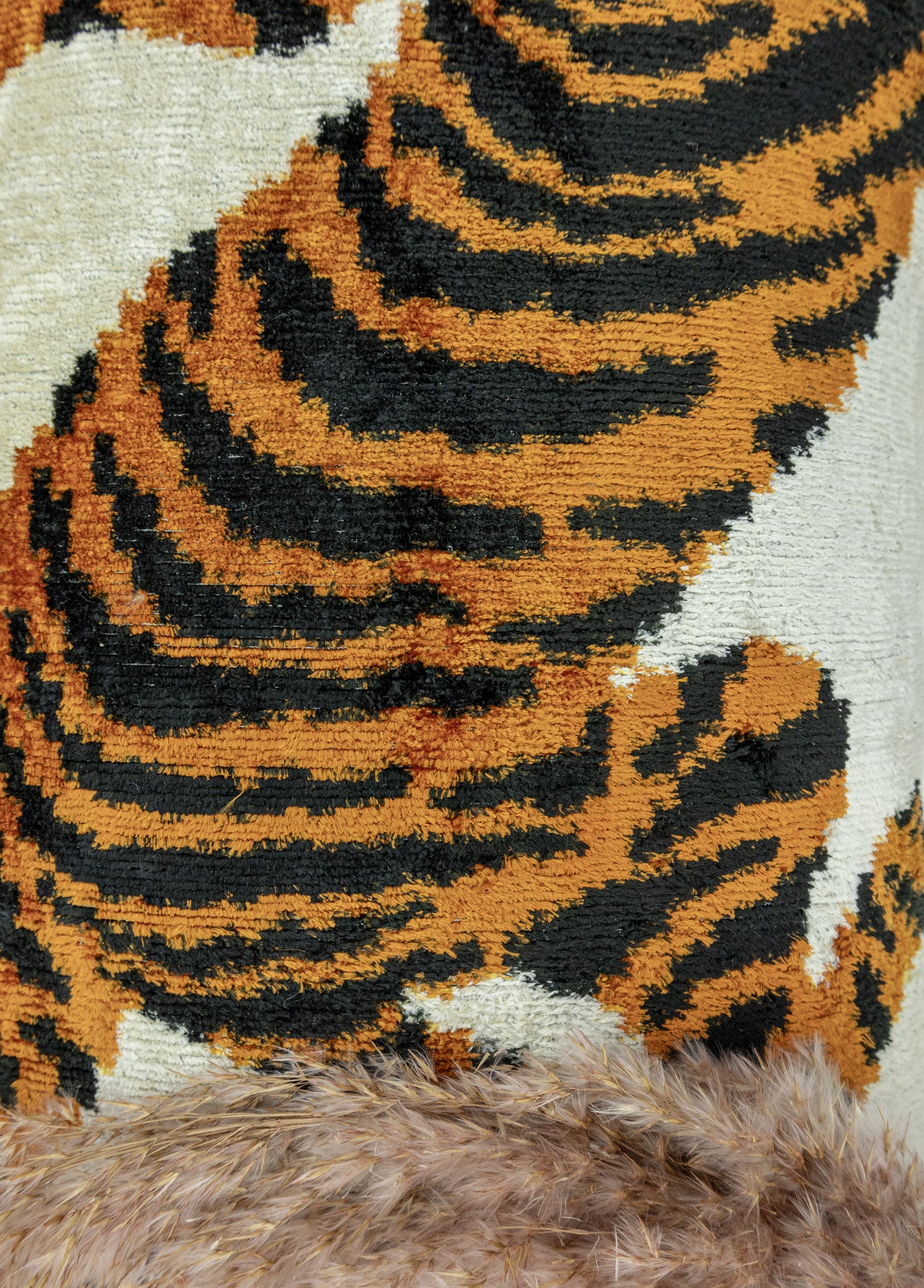 Viola Kaplan Desenli İkat Kırlent 60x40 cm