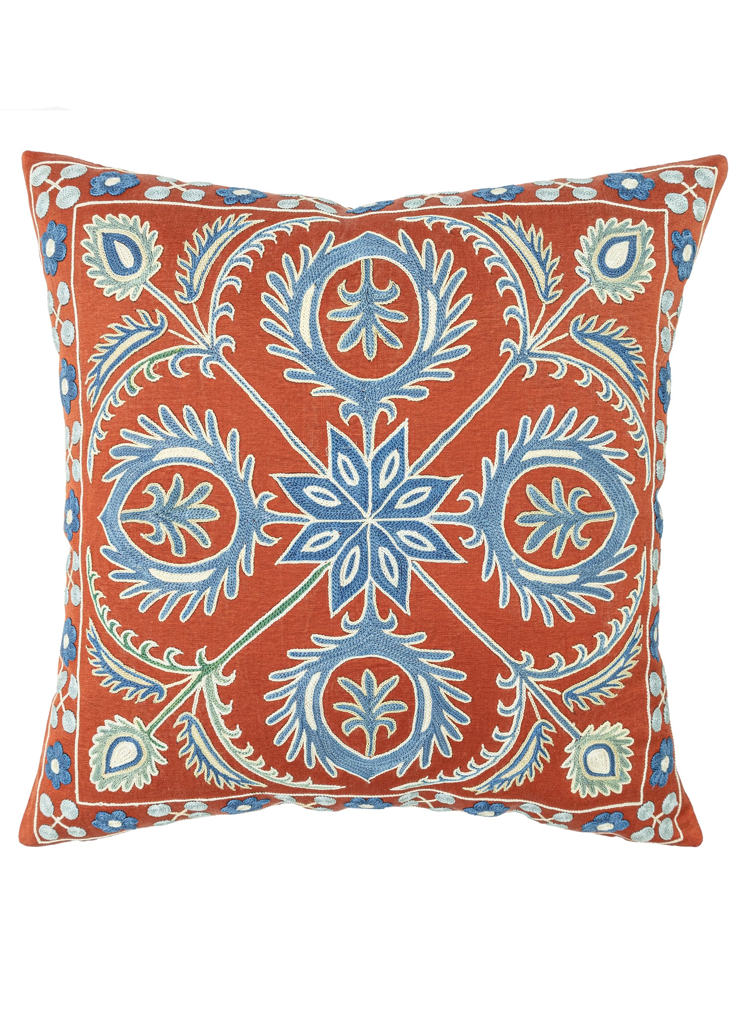 Kharun İpek Suzani Kırlent 50x50 cm