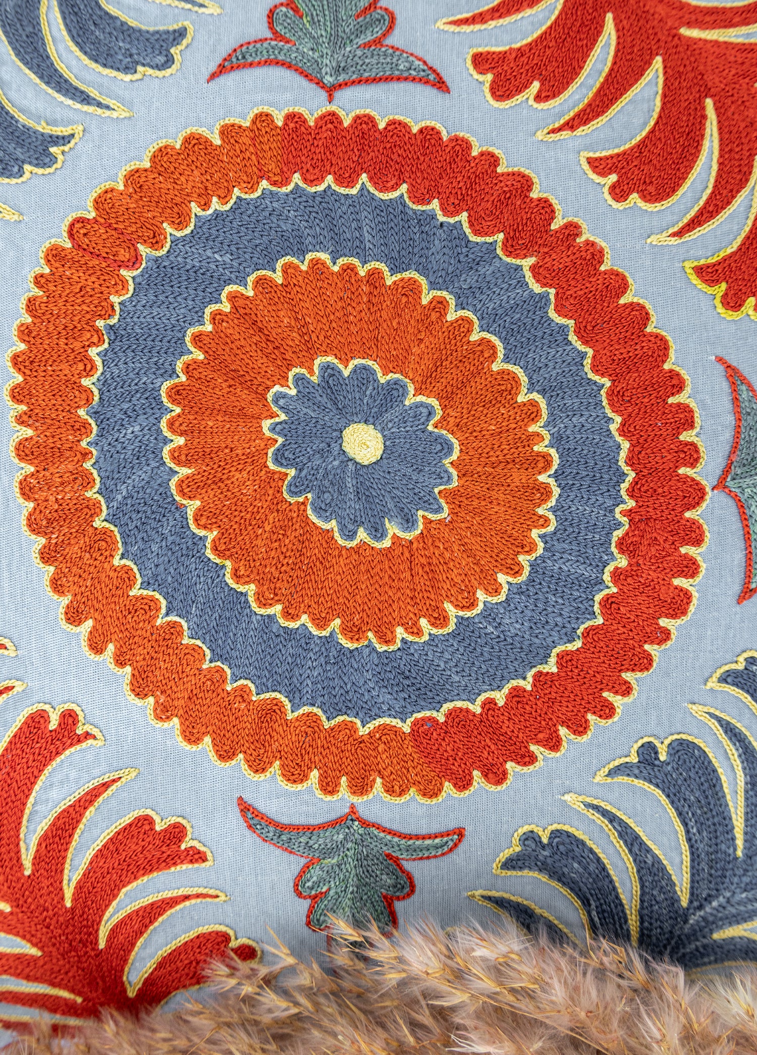 Siraz İpek Suzani Kırlent 50x50 cm