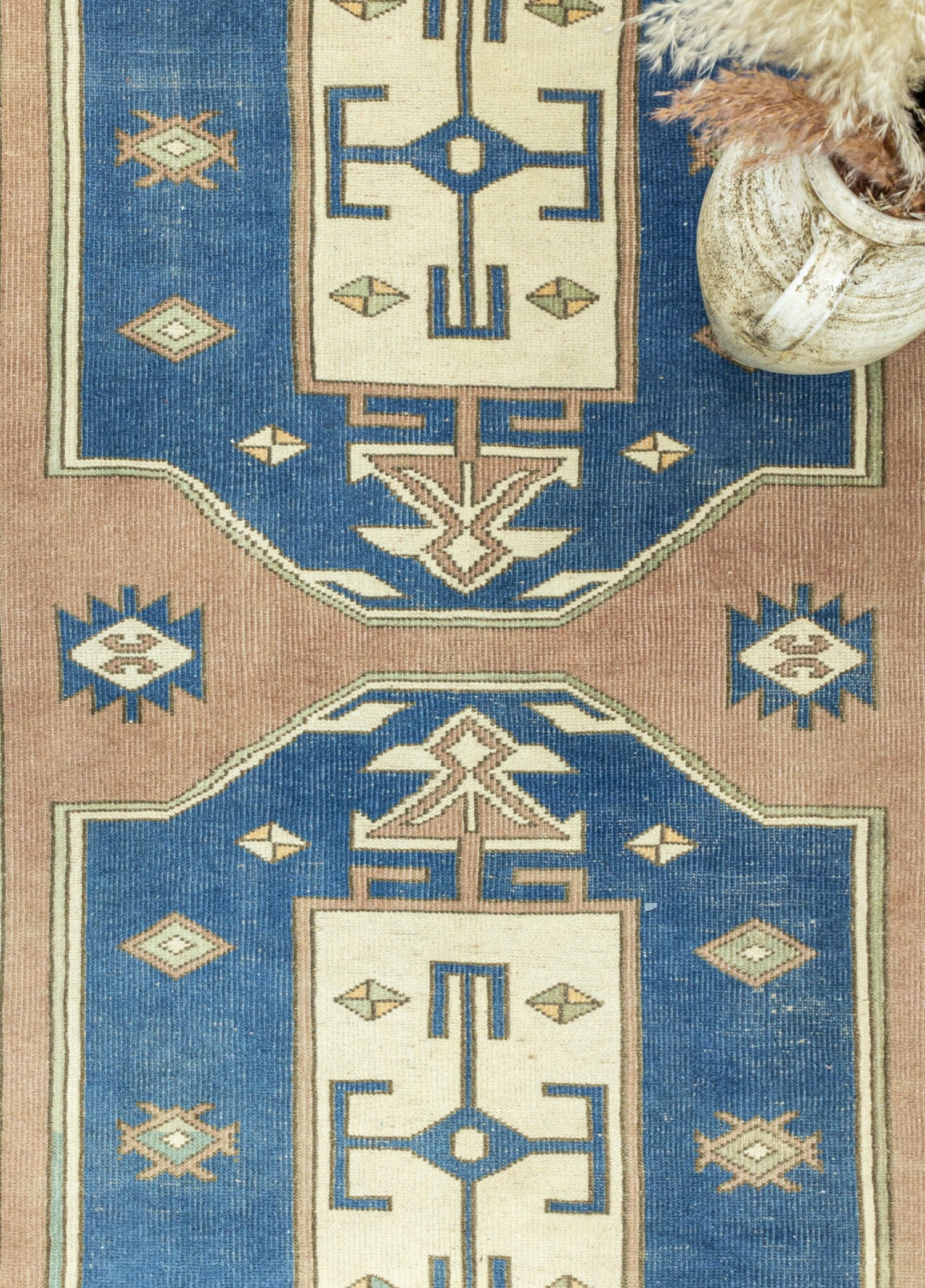 Abay Vintage El Dokuma Yün Halı 167x259 cm