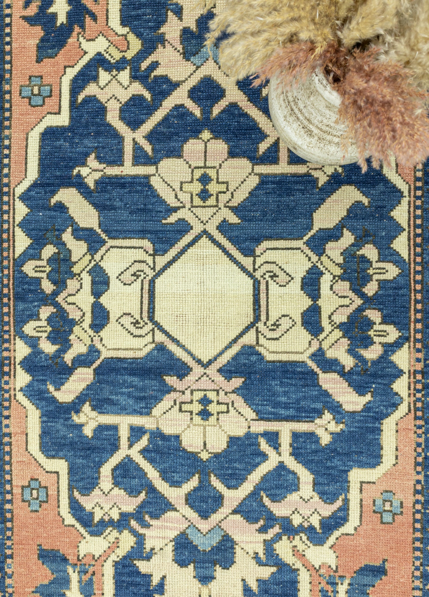 Lirhan Rustik Tasarımlı Yün Halı 161x264 cm