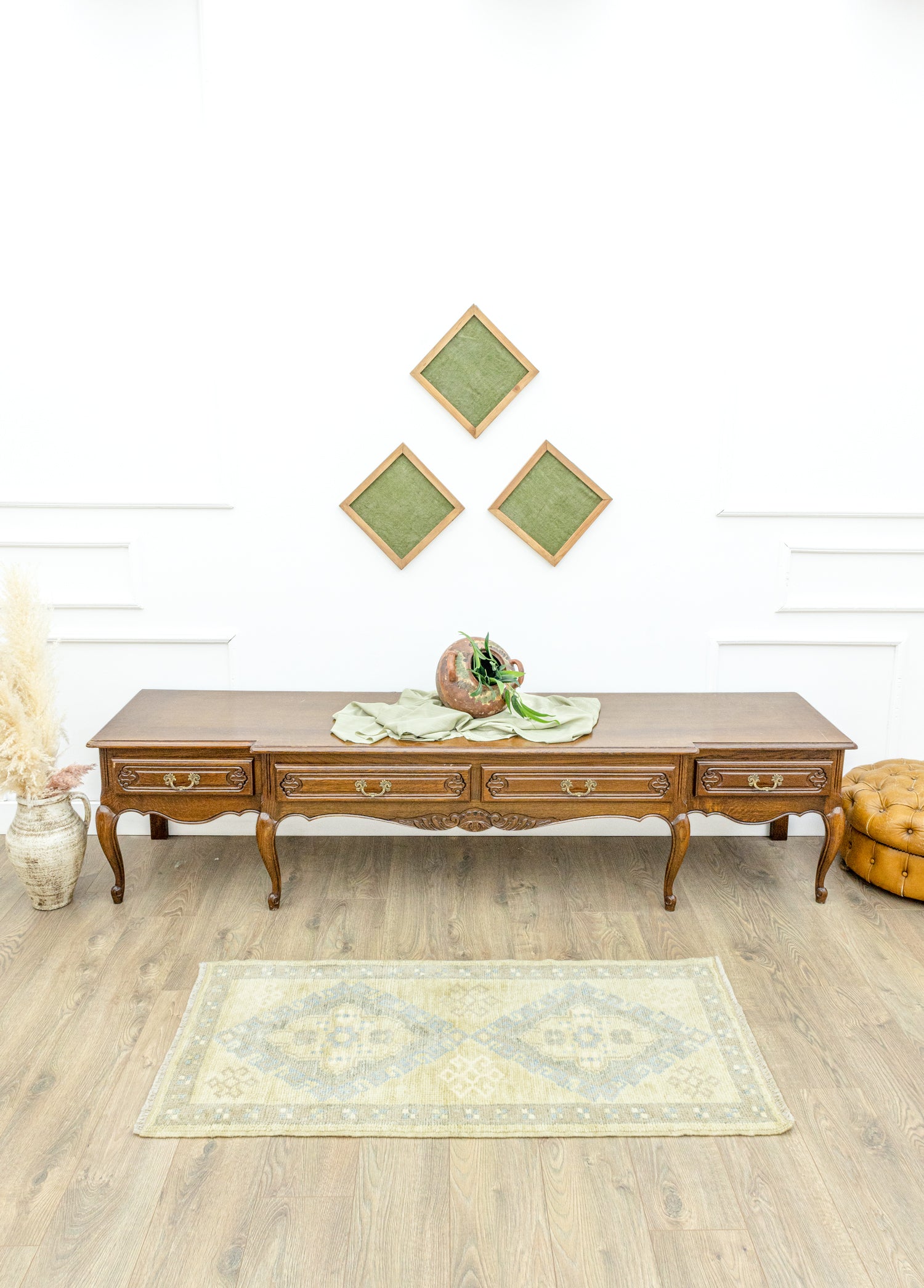 Thyme El Dokuma Rustik Halı 67x138 cm