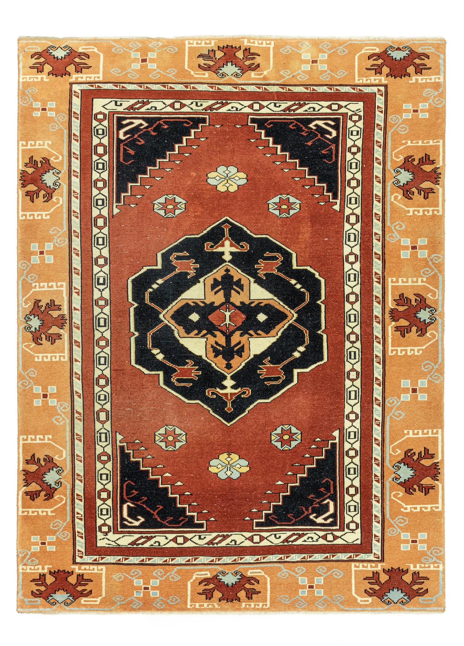 Eldar Rustik Tasarımlı Yün Halı 152x210 cm