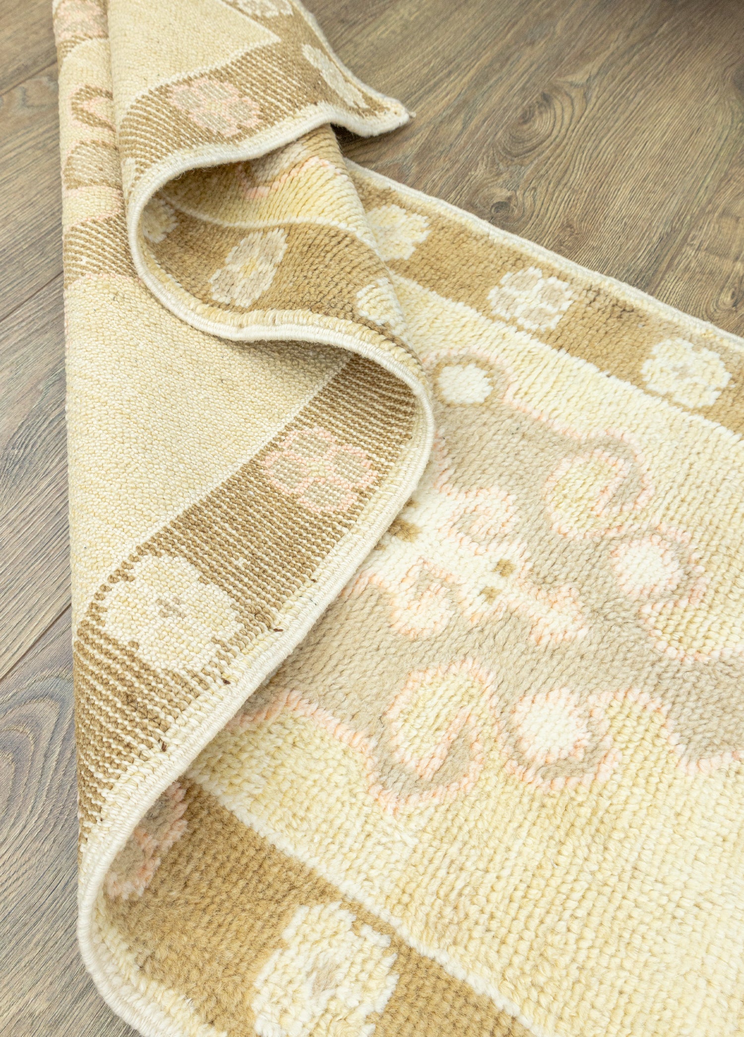 Simenit Natural Renkli Yün Yolluk 57x182 cm