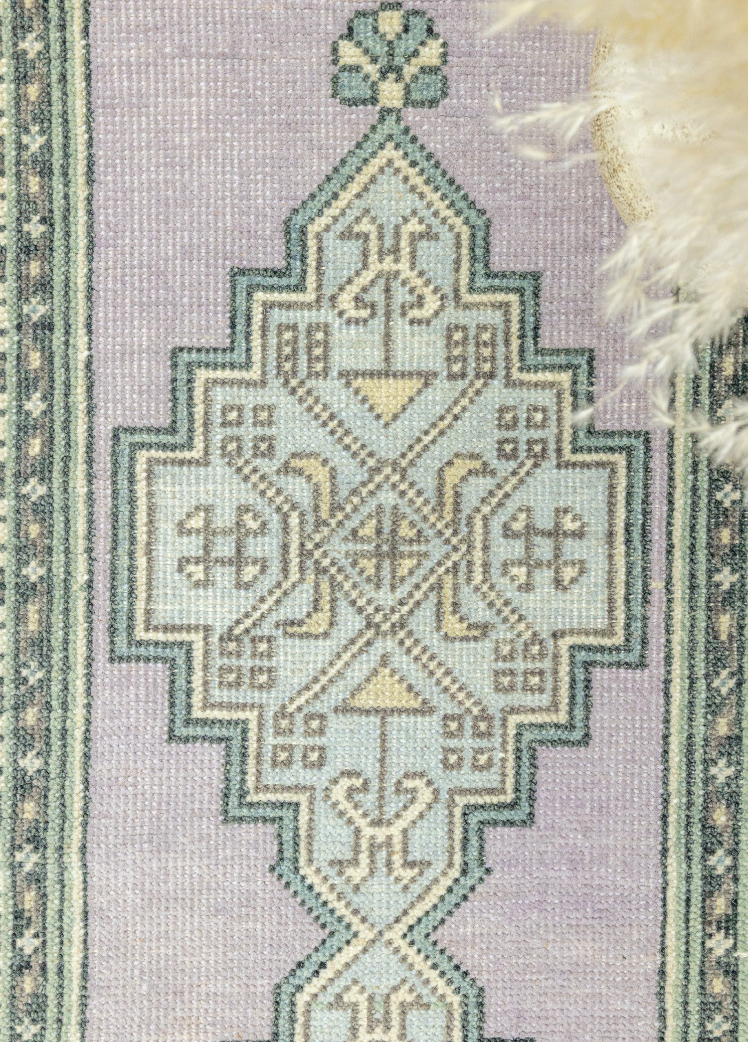 Asmira Rustik Tasarımlı Yün Yolluk 73x230 cm