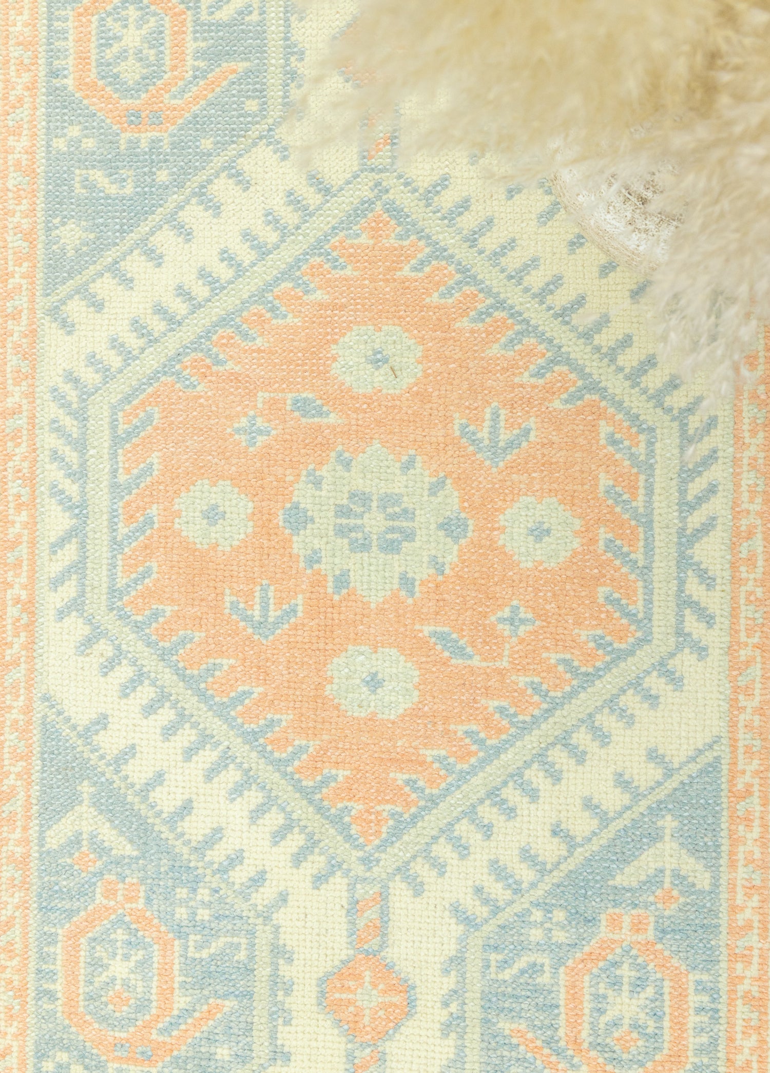 Coten Pastel Renkli Uşak Yolluk 87x368 cm