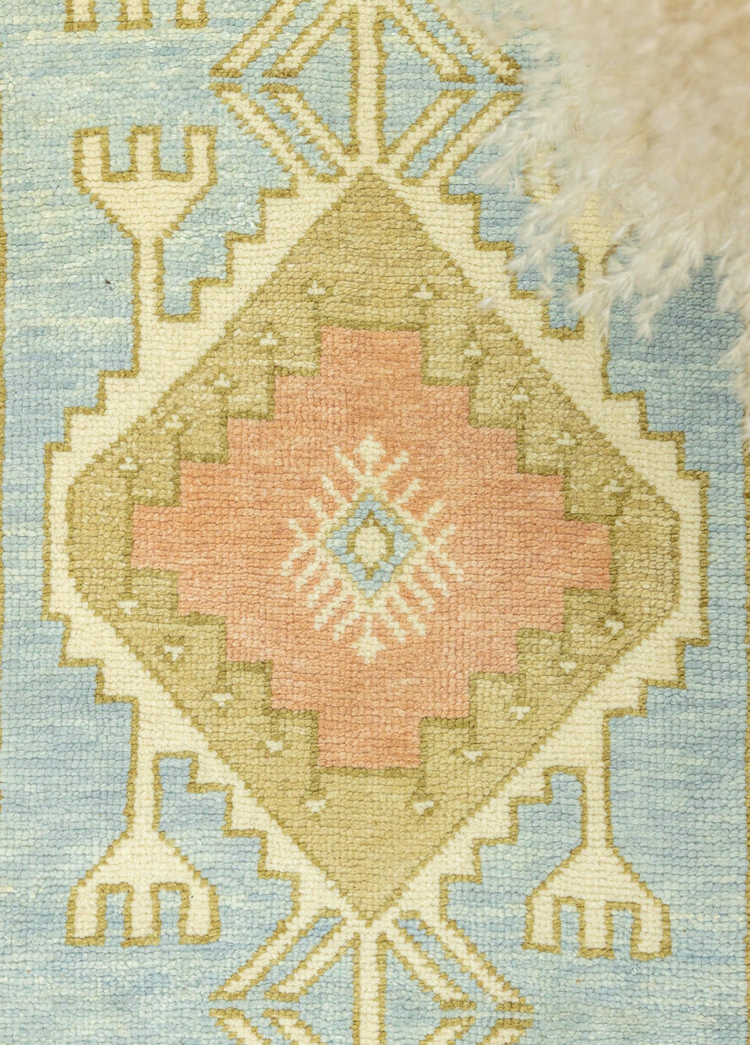 Talya İlkel Tasarımlı Yün Yolluk 79x396 cm