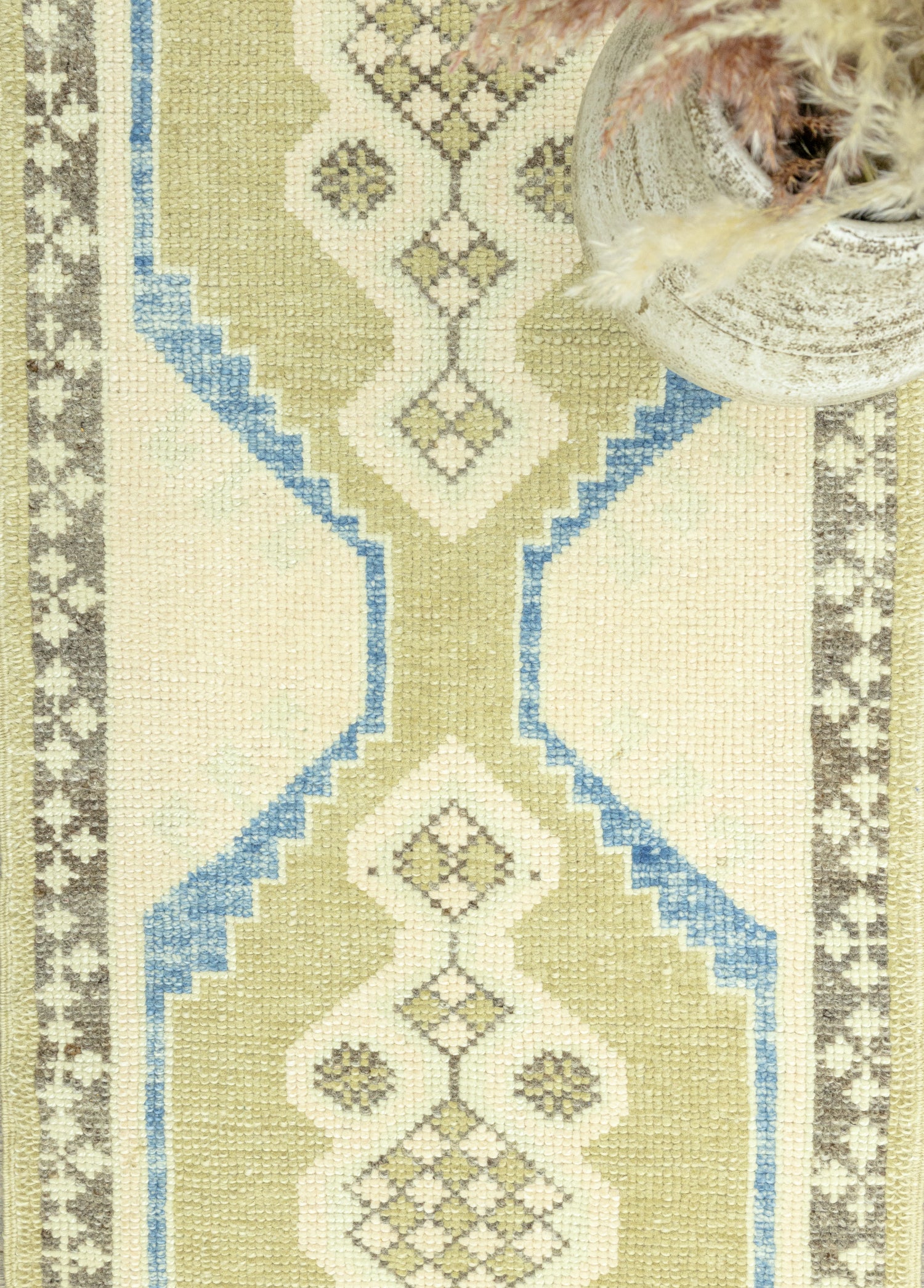 Crown El Dokuma Yün Uşak Yolluk 62x182 cm