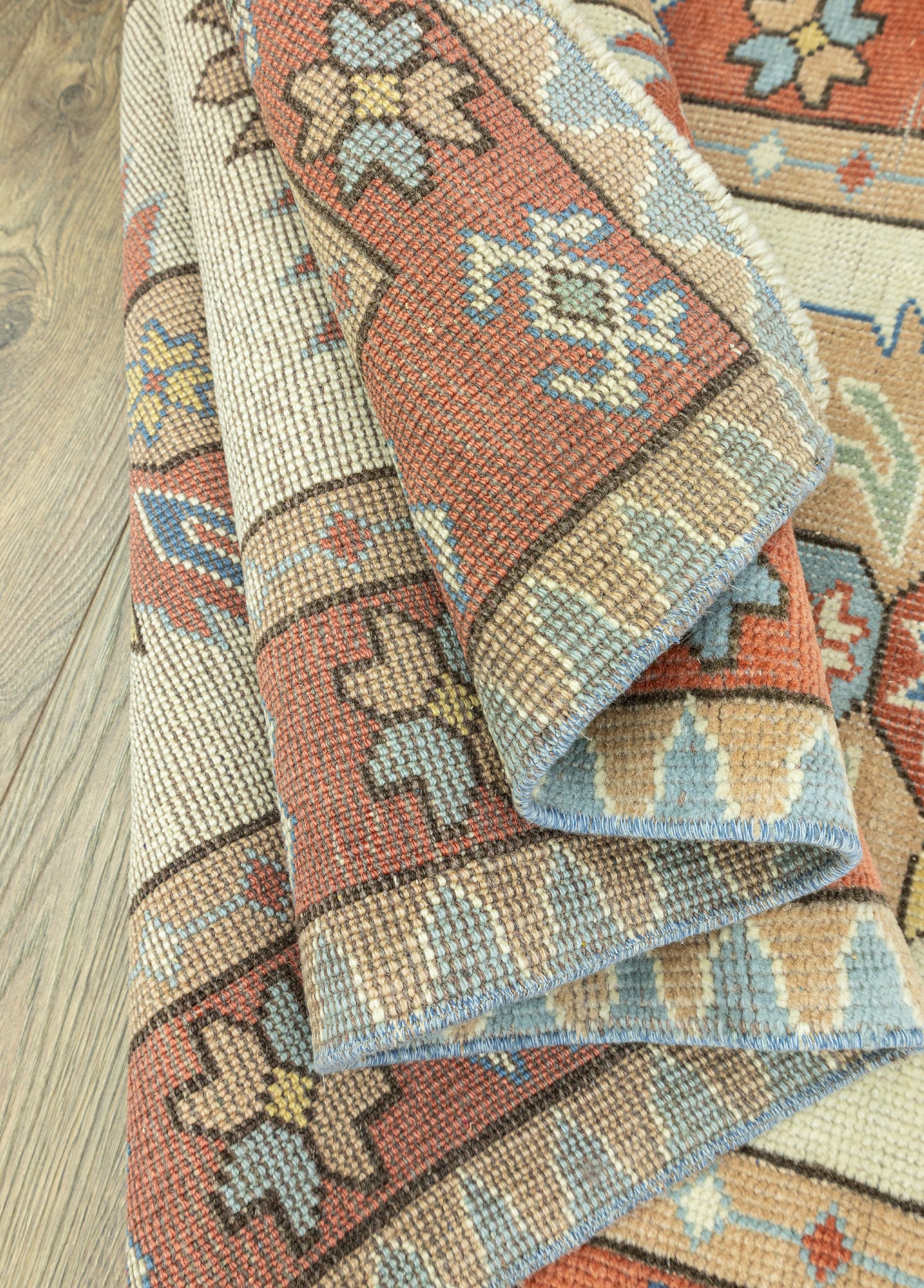 İnay Renkli El Dokuma Yün Yolluk 83x296 cm