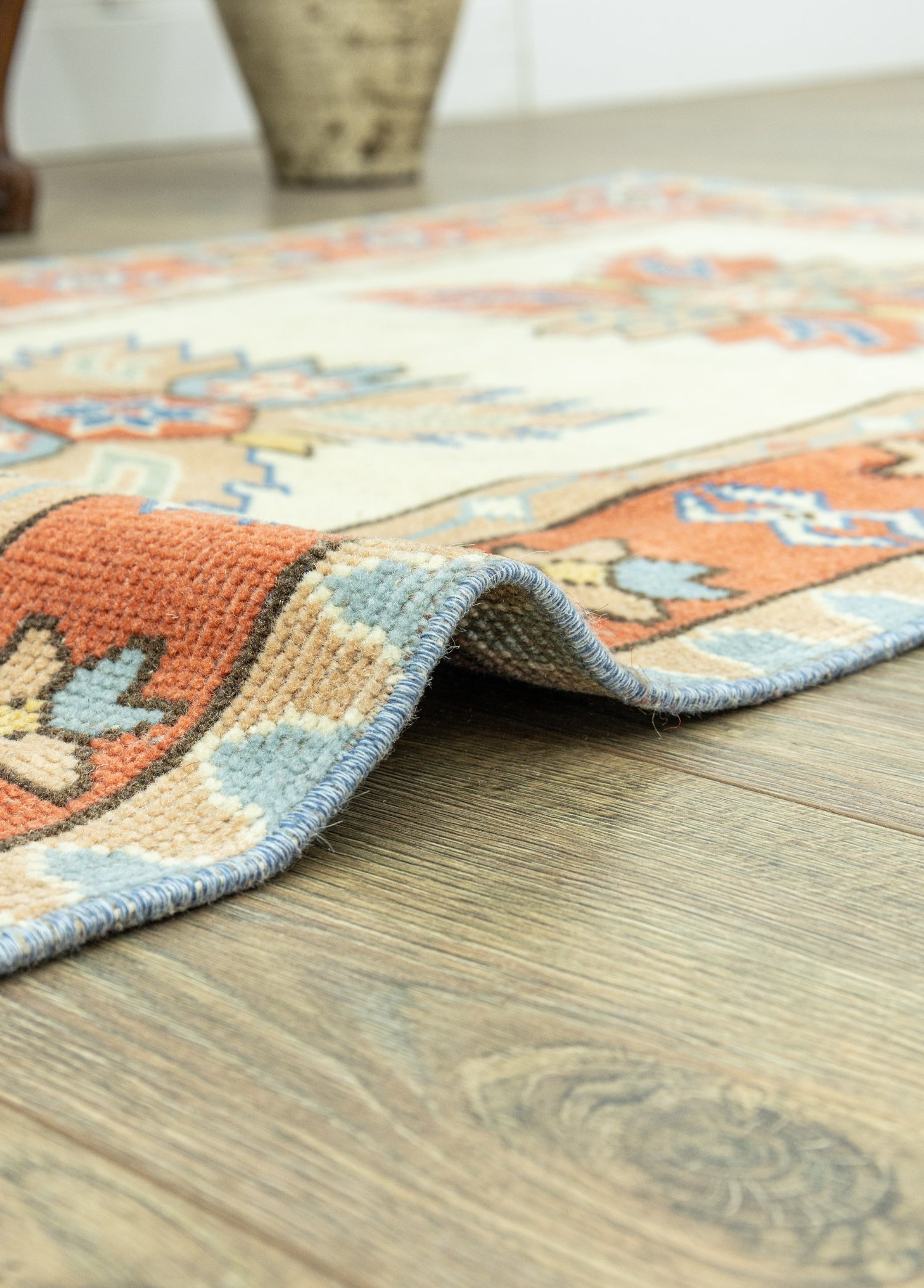 İnay Renkli El Dokuma Yün Yolluk 83x296 cm