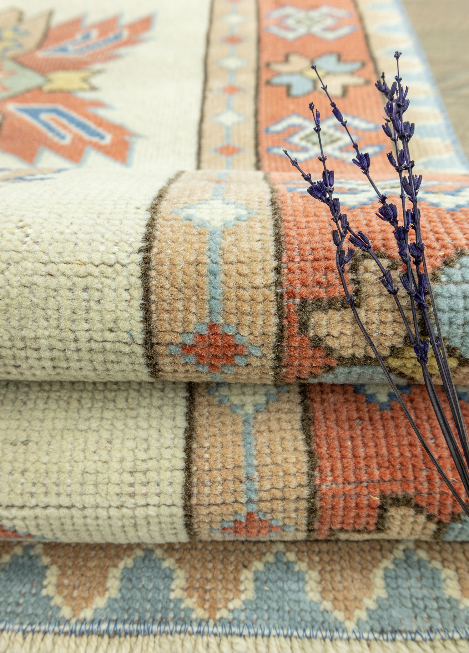 İnay Renkli El Dokuma Yün Yolluk 83x296 cm