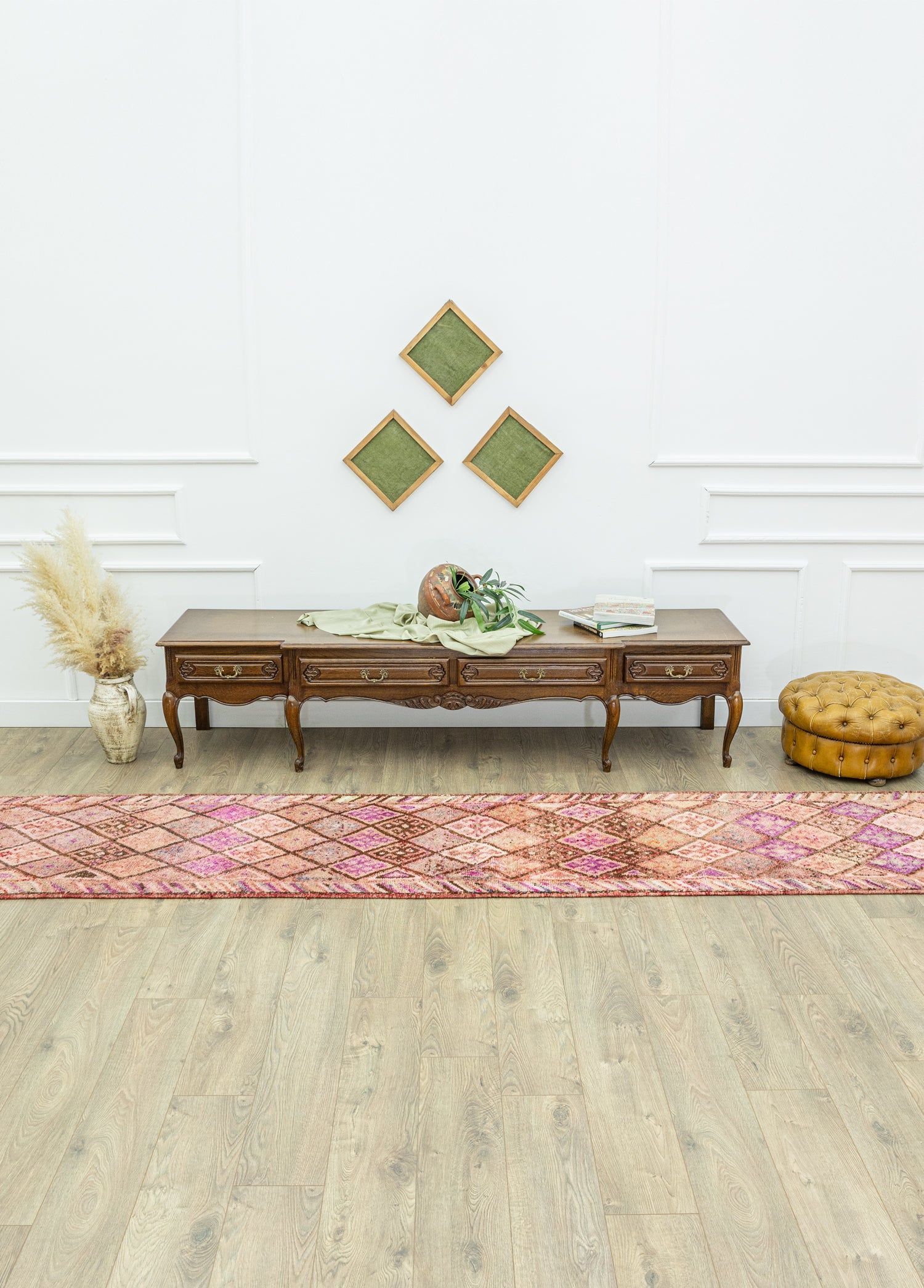 Lonice Geometrik Desenli Herki Yolluk 70x415 cm