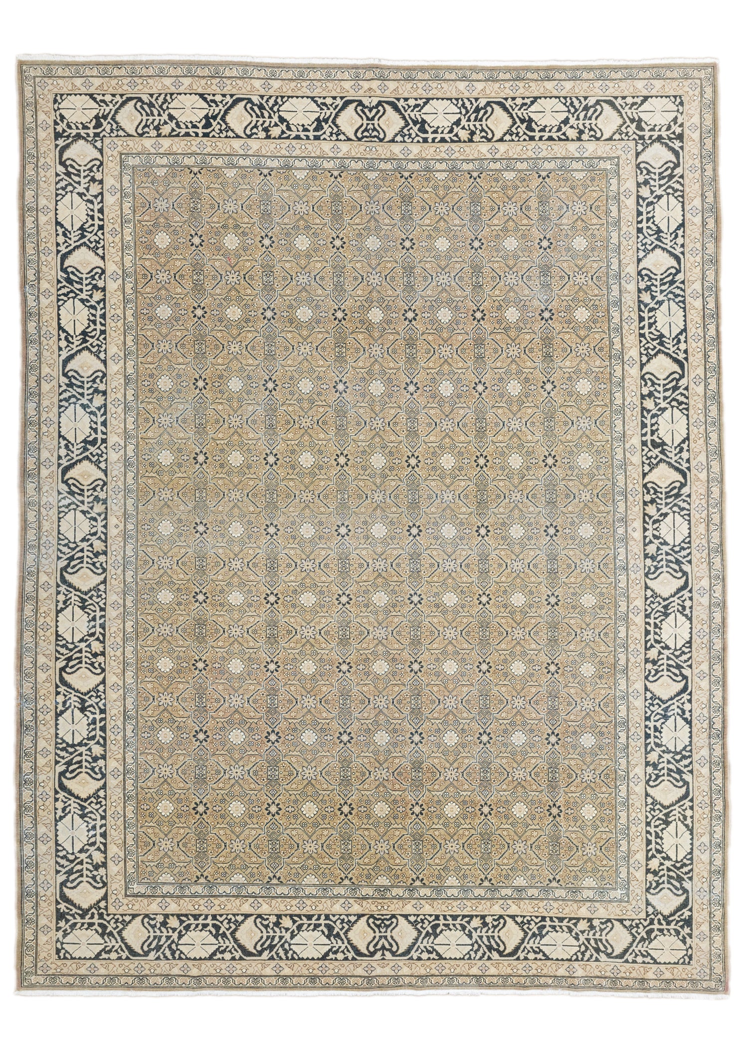 Eyvan Vintage El Dokuma Etnik Yün Halı 294x390 cm
