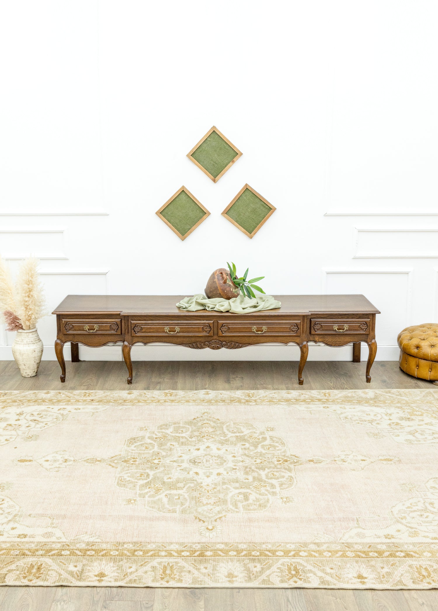 Lonice Floral Tasarımlı El Dokuma Halı 213x350 cm