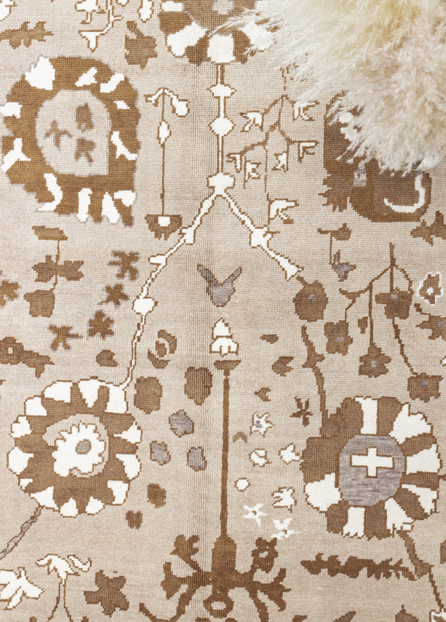 Sani El Dokuma Yün Büyük Uşak Halısı 316x436 cm