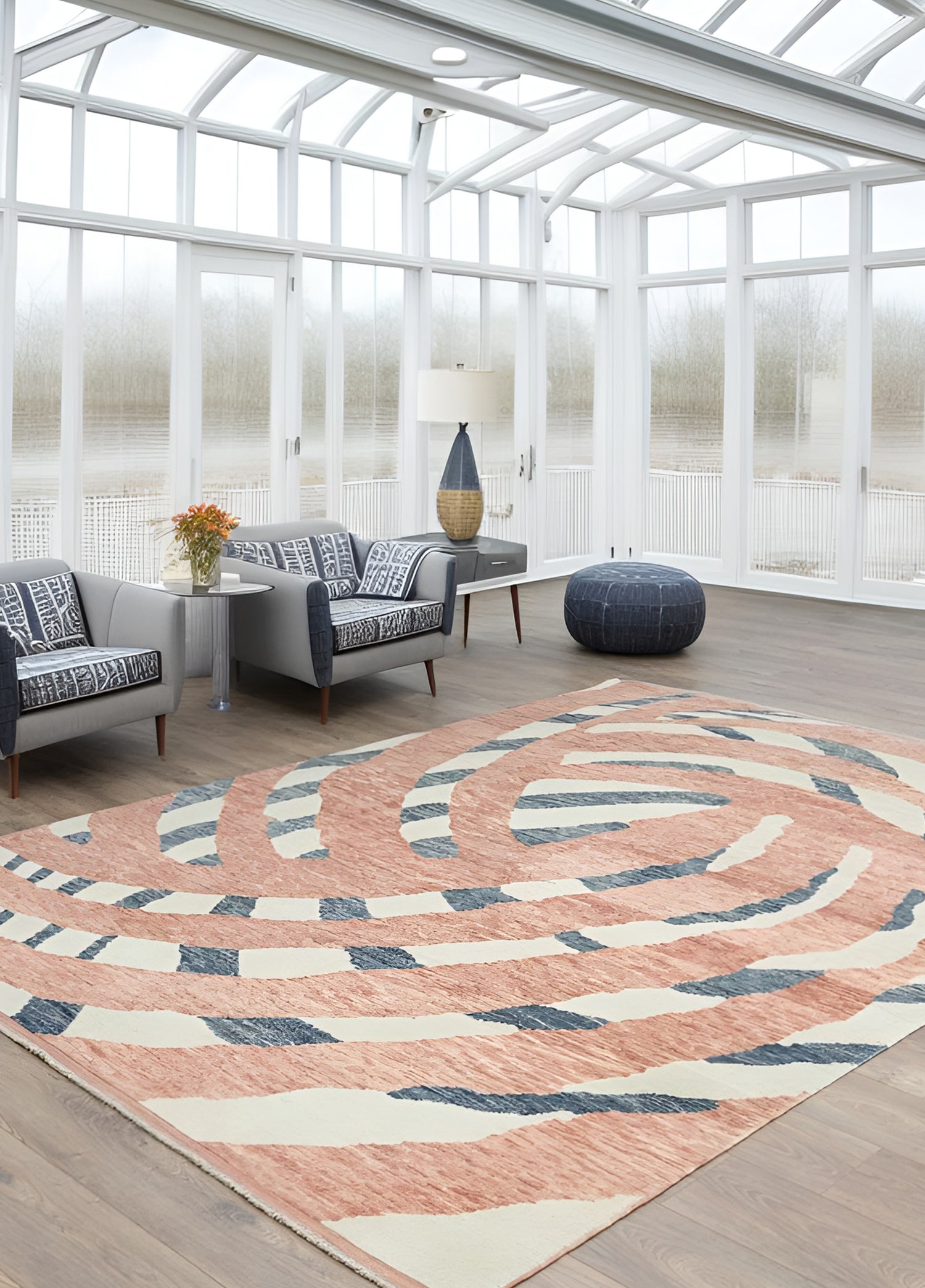 Asilah Modern Tasarım El Dokuma Halı 213x302 cm