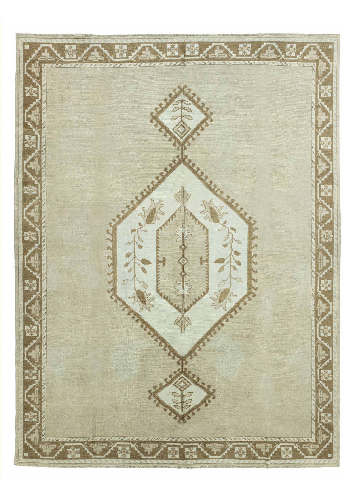 Sara Geometrik Tasarımlı Yün Halı 315x412 cm