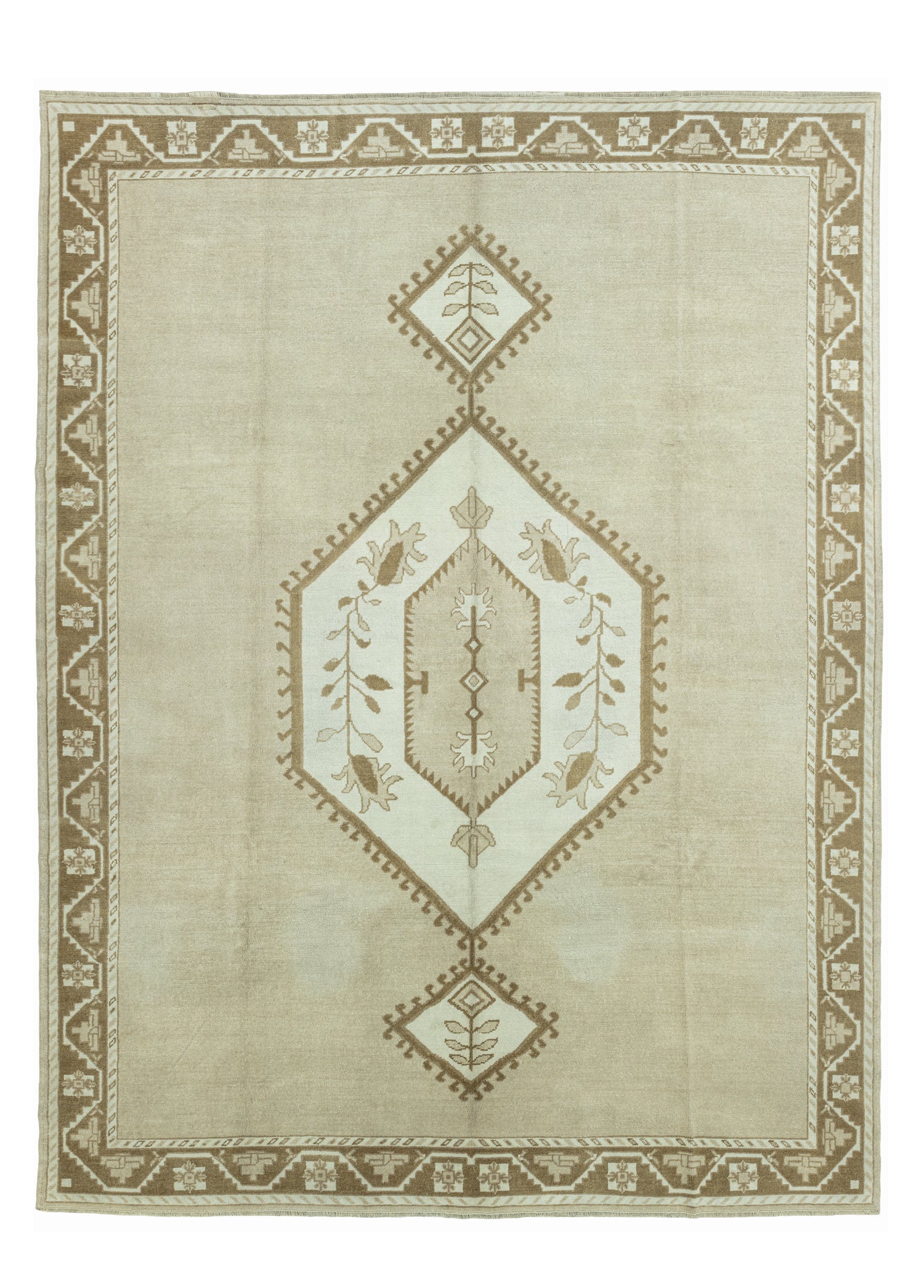 Sara Geometrik Tasarımlı Yün Halı 315x412 cm