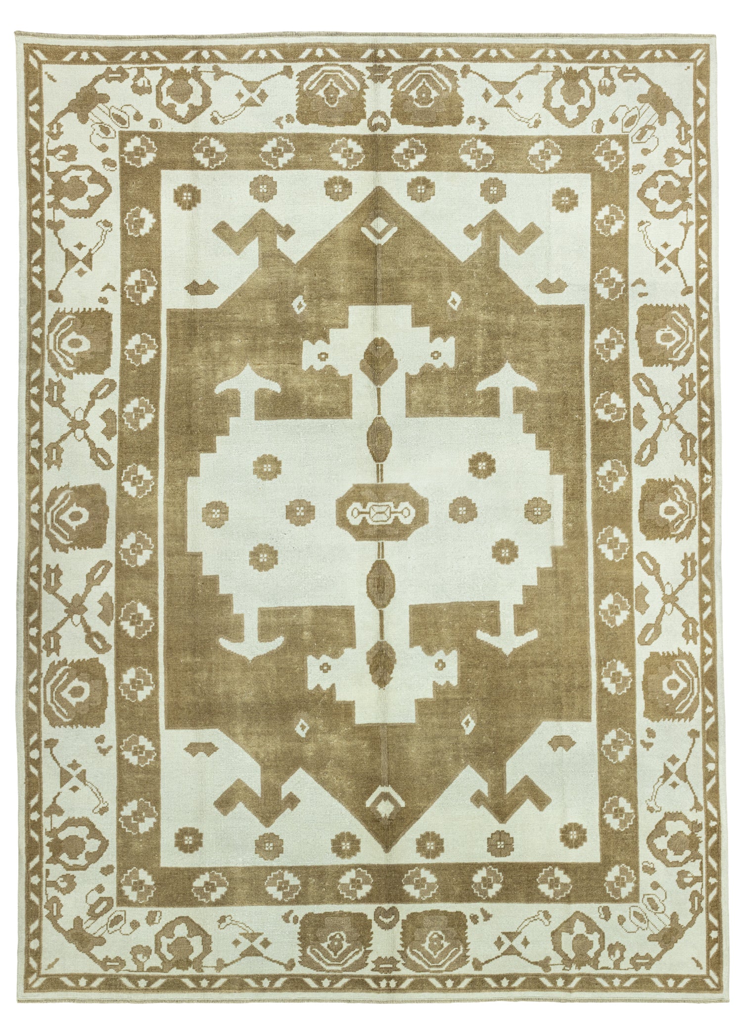 Anemon İlkel Tasarımlı Yün Halı 315x425 cm