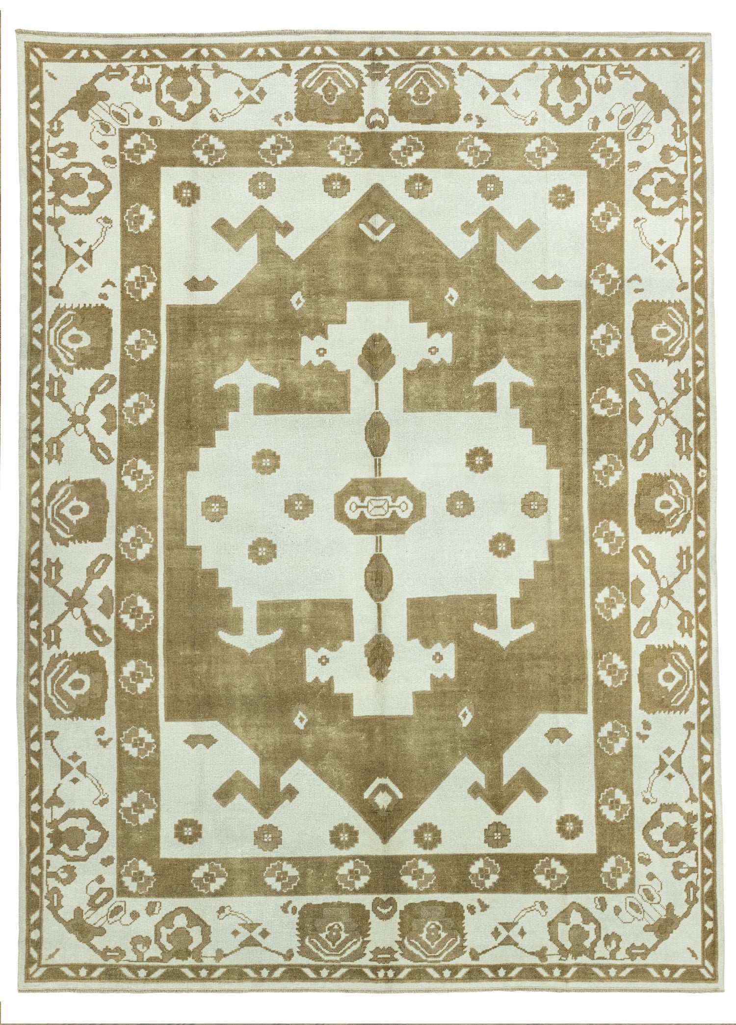 Anemon İlkel Tasarımlı Yün Halı 315x425 cm