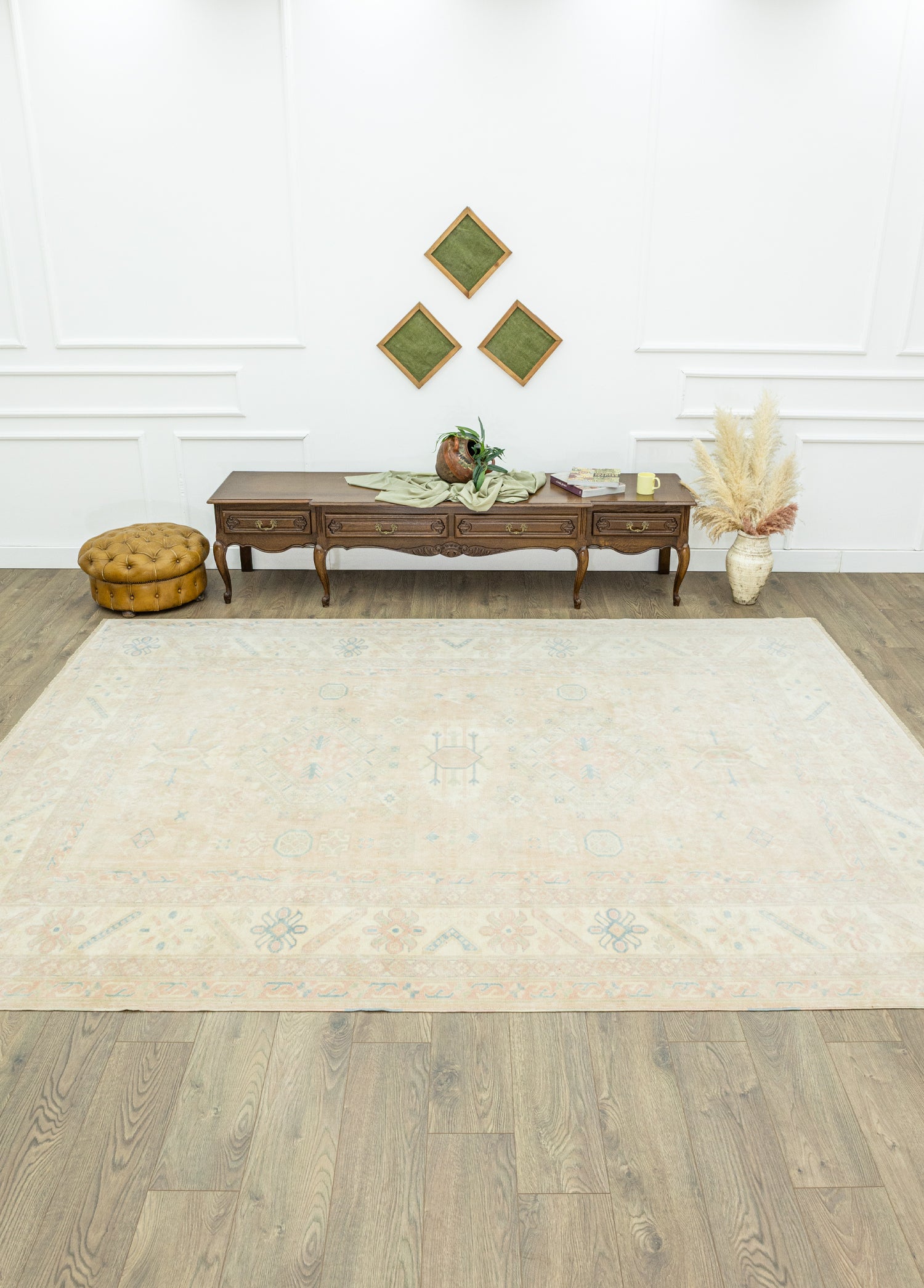 Malard Pastel Renkli El Dokuma Milas Halı 259x338 cm