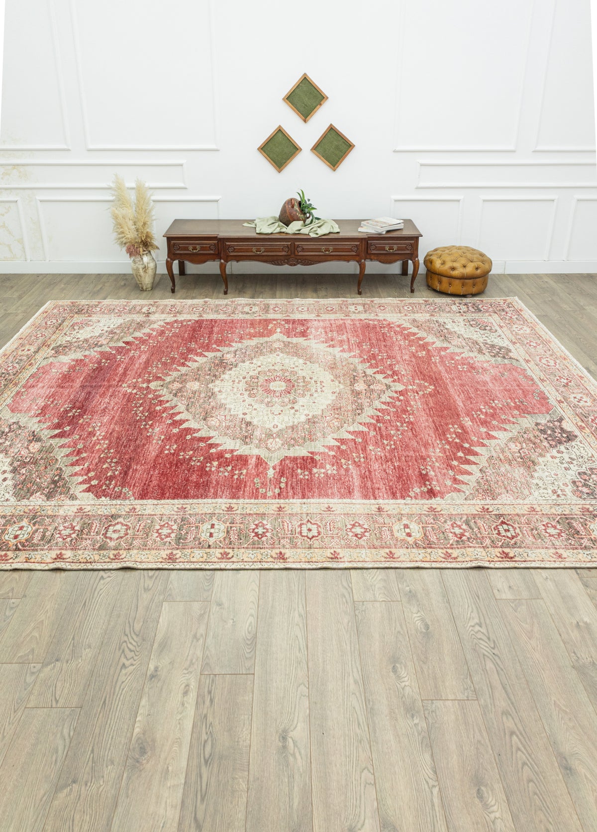 Asmira El Dokuma Büyük Vintage Halı 296x416 cm