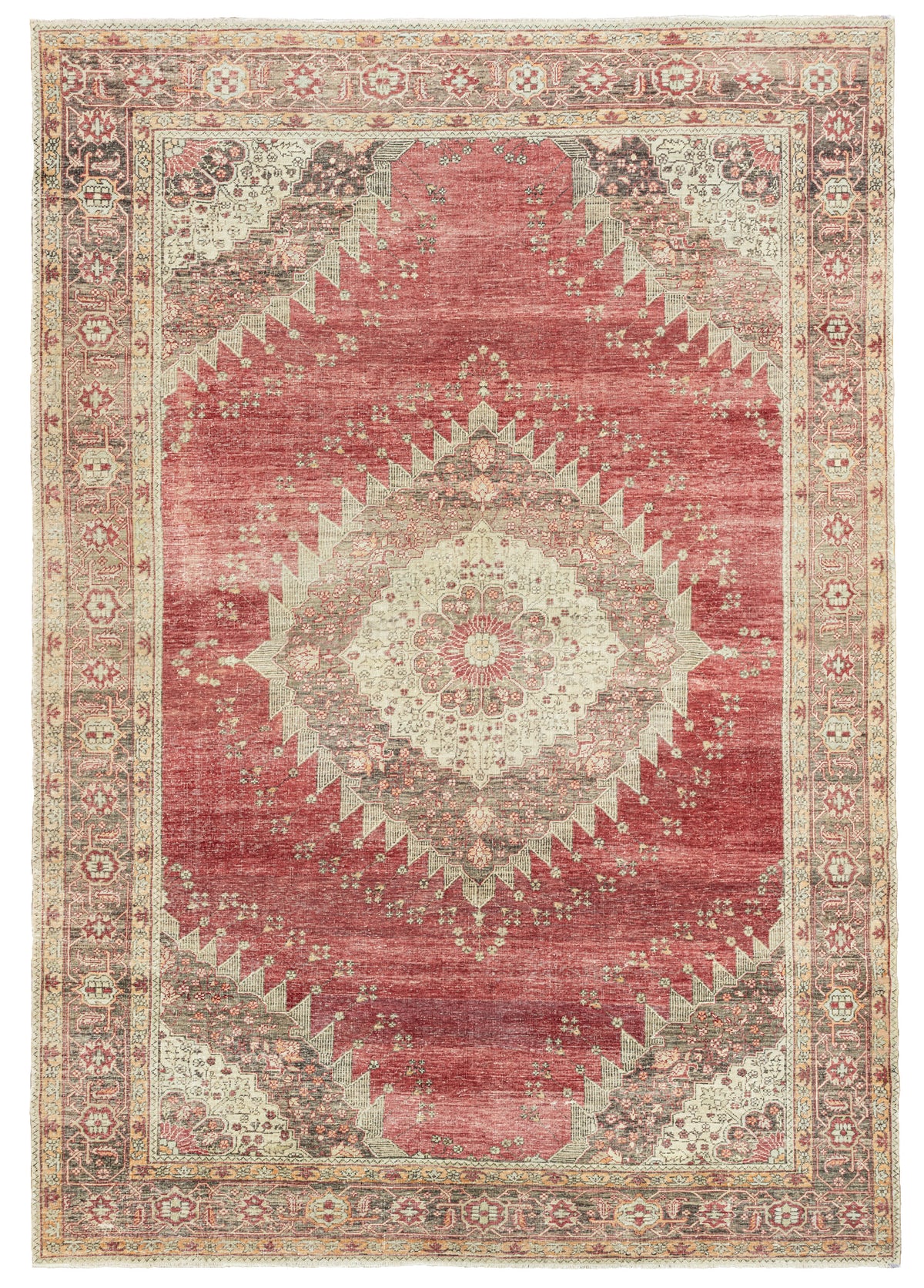 Asmira El Dokuma Büyük Vintage Halı 296x416 cm