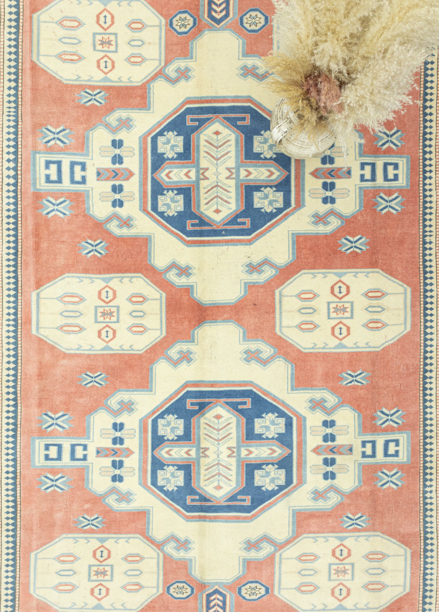 Piyan Rustik Tasarımlı Yün Halı 250x310 cm