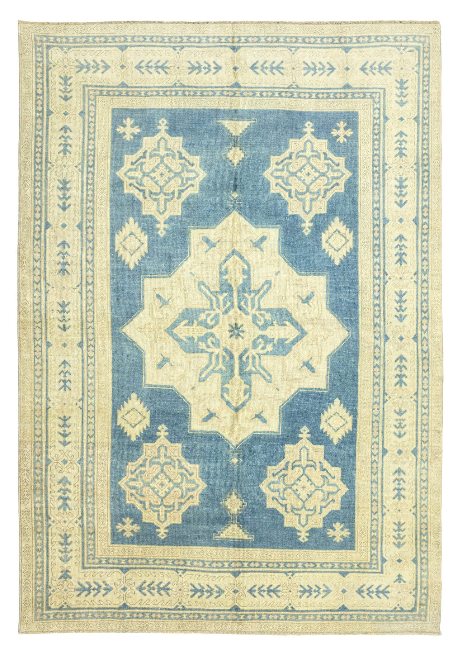 Benet Pastel Renkli Dekoratif Yün Halı 229x326 cm