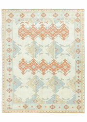 Karlık Geometrik Tasarımlı El Dokuma Halı 191x234 cm
