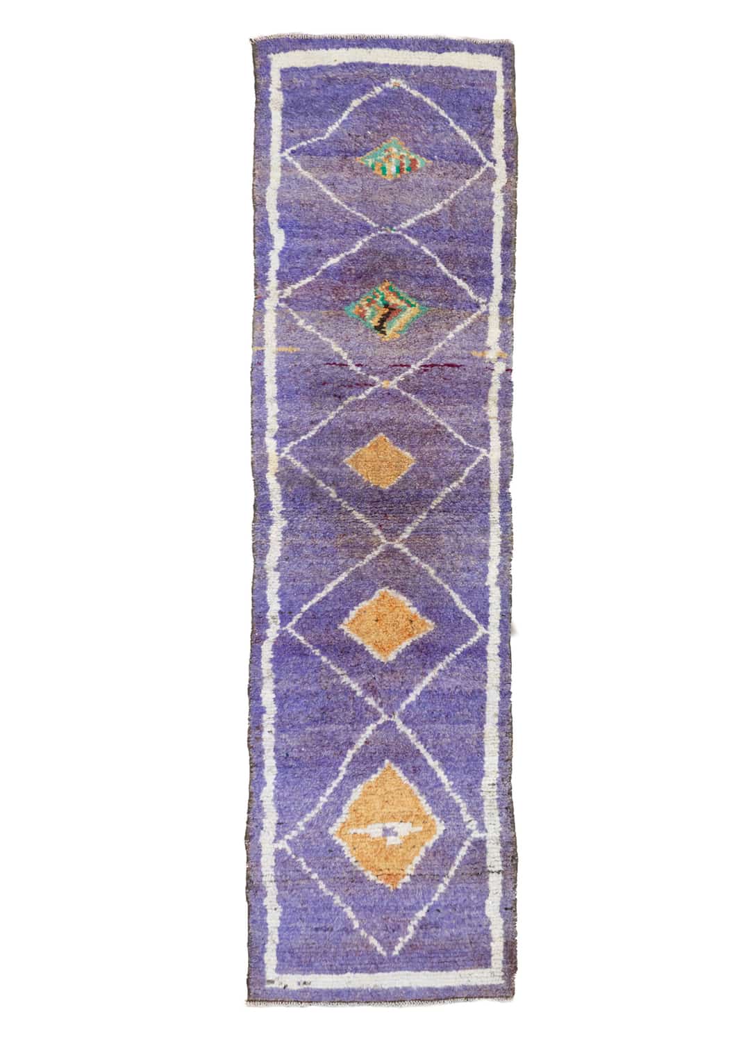 Tezeren Geometrik Desenli El Dokuma Herki Yolluk 63x240 cm