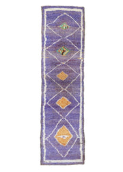 Tezeren Geometrik Desenli El Dokuma Herki Yolluk 63x240 cm