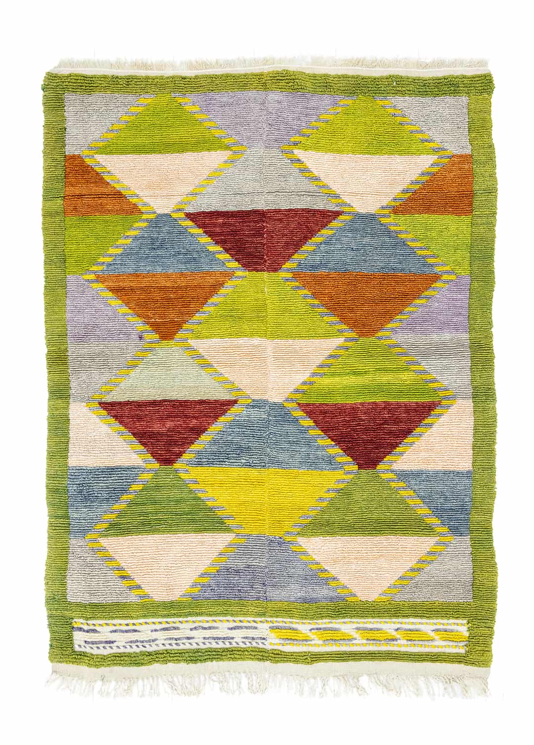 Amelia Vintage Geometrik Halı 106x152 cm