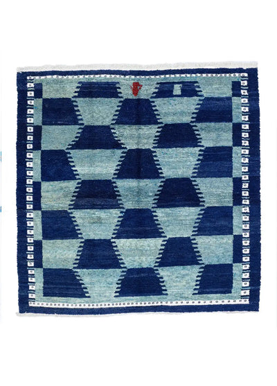 Bluesy Vintage Rustik Desenli Halı 172x175 cm