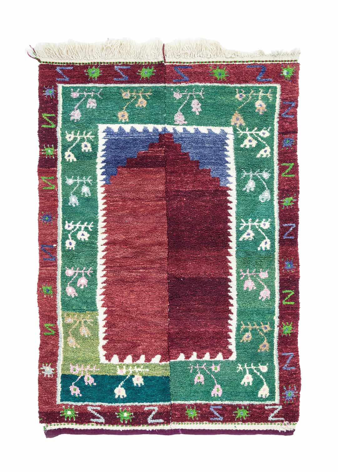 Baran Vintage Mihraplı Halı 108x160 cm