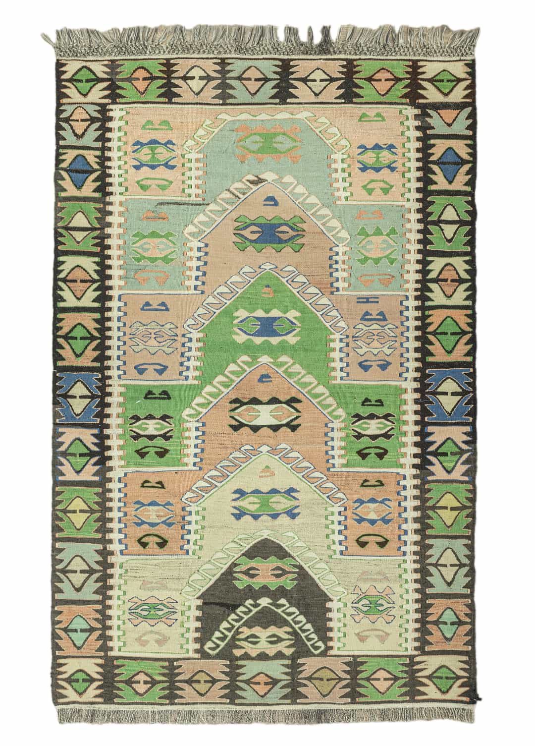 Batllo Pastel Renkli El Dokuma Kilim 122x185 cm