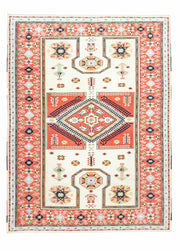 Orchis El Dokuma Geometrik Tasarımlı Yün Halı 221x288 cm
