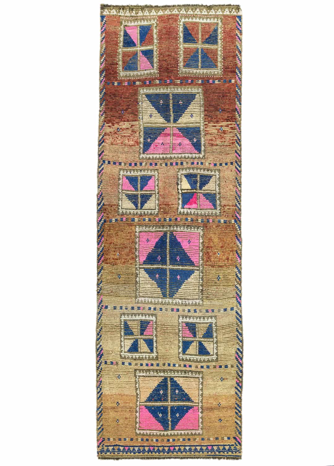 Arya Renkli El Dokuma Herki Yolluk 128x391 cm