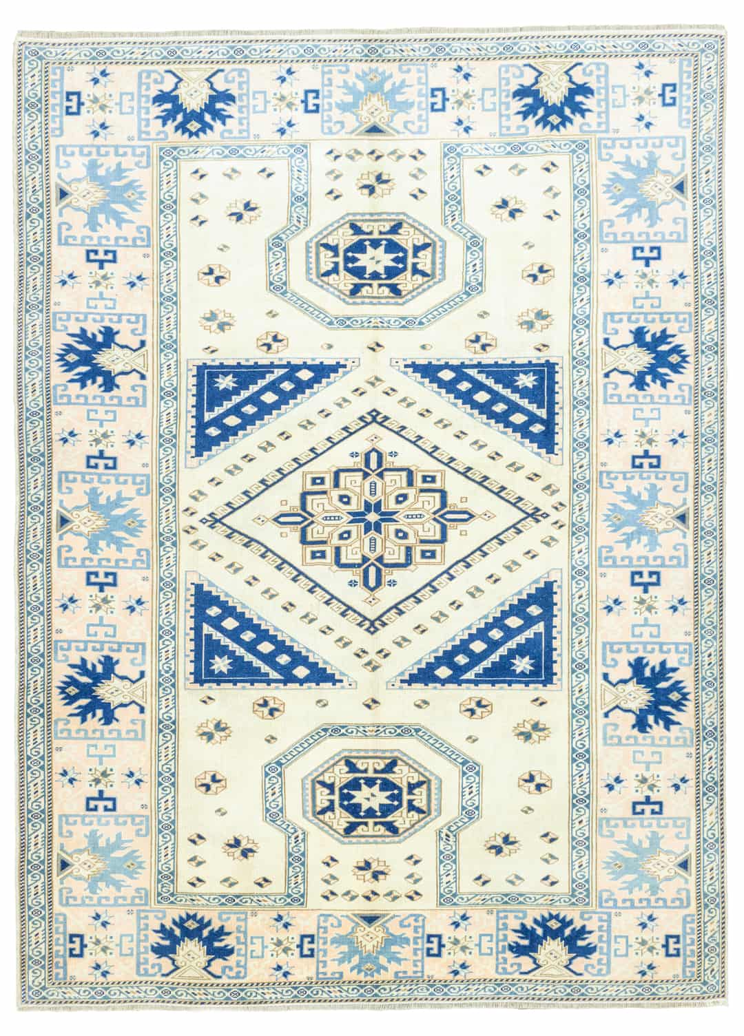 Helsa Rustik Tasarımlı El Dokuma Yün Halı 210x287 cm