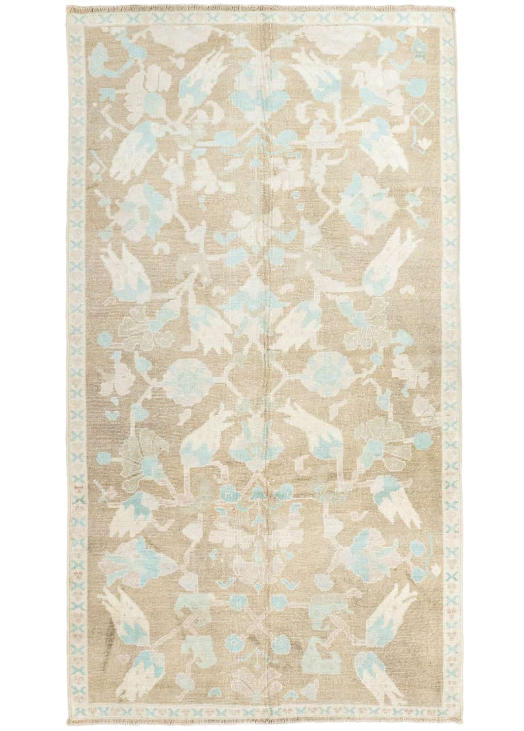 Hazan Lale Desenli El Dokuma Halı 149x270 cm