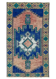 Akay Vintage Etnik Desenli Halı 92x158 cm