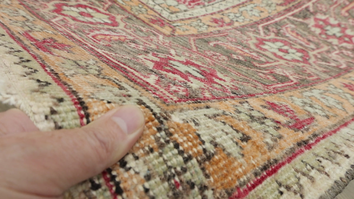 Videoyu yükle: Asmira El Dokuma Büyük Vintage Halı 296x416 cm