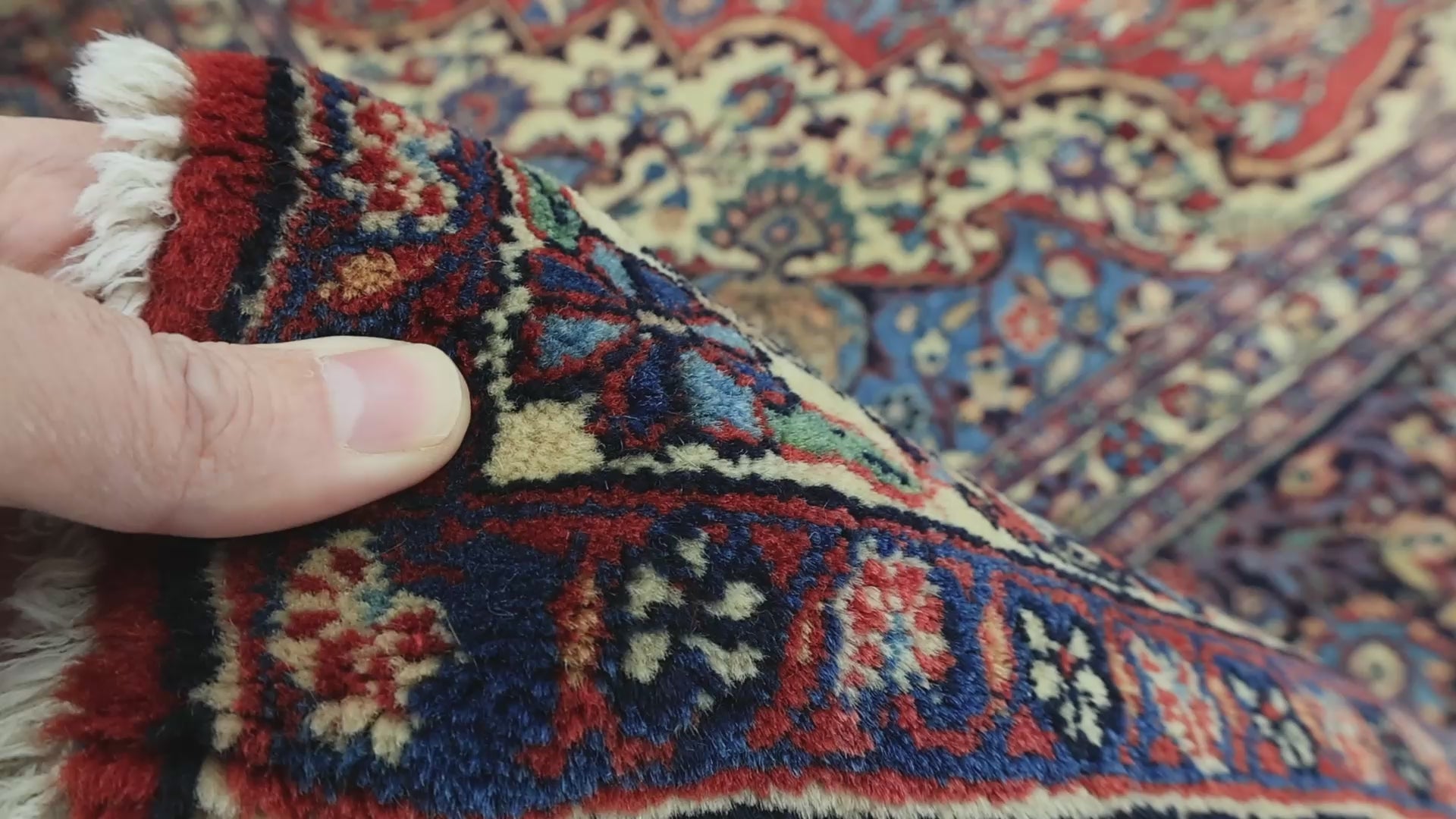 Videoyu yükle: Miyane Dekoratif El Dokuma İran Halısı 259x399 cm