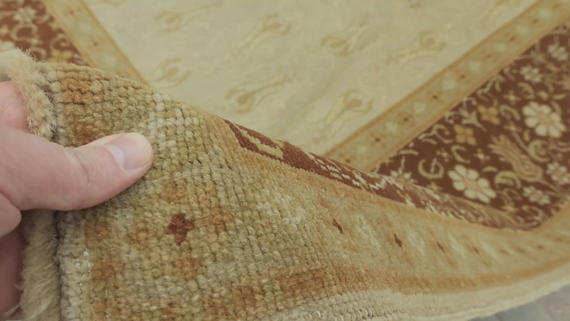 Load video: Sidar El Dokuma Yün Halı 214x277 cm